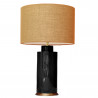 1727 - Small lamp and Saco style shade  (67 cm height)