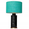 1727 - Small lamp and Saco style shade  (67 cm height)