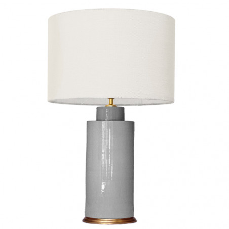 1727 - Small lamp and Saco style shade (67 cm height)