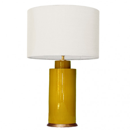1727 - Small lamp and Saco style shade (67 cm height)