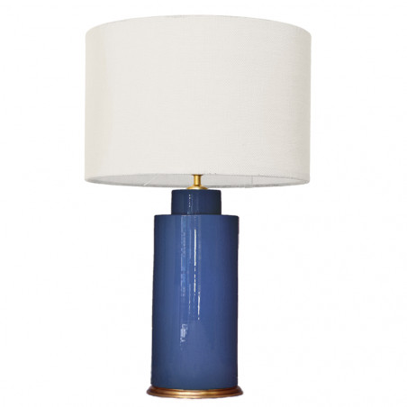 1727 - Small lamp and Saco style shade (67 cm height)