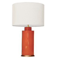 1727 - Small lamp and Saco style shade  (67 cm height)