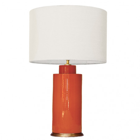 1727 - Small lamp and Saco style shade (67 cm height)