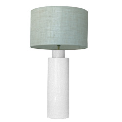 1725 - Large lamp and Linen Shade (78cm height)