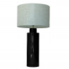 1725 - Large lamp and Linen Shade (78cm height)