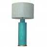 1725 - Large lamp and Linen Shade (80cm height)