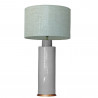 1725 - Large lamp and Linen Shade (80cm height)