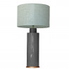 1725 - Large lamp and Linen Shade (80cm height)