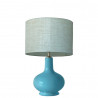 1745 -  Small lamp and Linen style shade (43cm height)