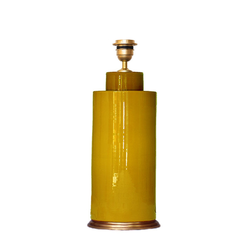 1727 - Lampara (Altura 40cm) con peana dorada