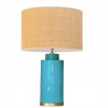 1728 - Lamp and Rafia Shade (Altura 61cm)