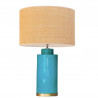 1728 - Lamp and Rafia Shade (Altura 61cm)