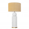 1837 - Lamp and Rafia Shade (Altura 77 cm)