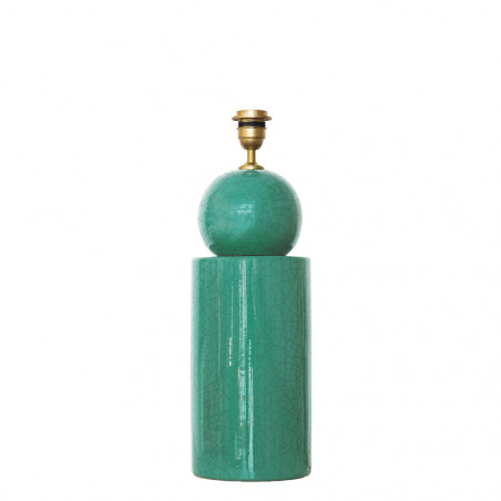 1838 - Ceramic lamp (38cm height)