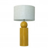 1837 - Lamp and Linen Shade (75cm height) .