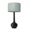 1778 - Large lamp and linen style shade (92cm height)