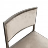 KEMPTON Dining room chair - Polished Iron