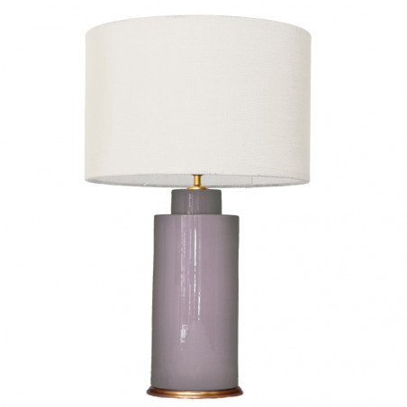 1727 - Small lamp and Saco style shade  (67 cm height)