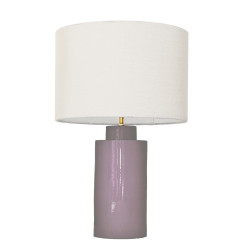 1728 - Small lamp and Saco style shade  (59 cm height)