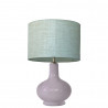 1745 -  Small lamp and Linen style shade (43cm height)