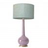 1778 - Large lamp and linen style shade (94cm height)