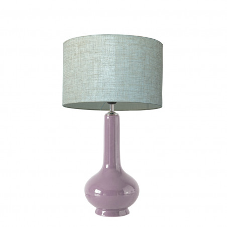 1780 - Small lamp and Lino style shade (52cm height)