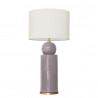 1837 - Lamp and Sack Shade (77cm height) Gold base flat design.