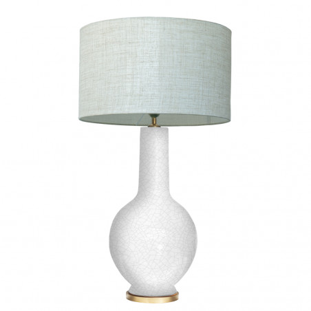 1764 - Lamp and Linen Shade (75cm height)