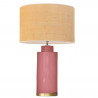 1727 - Lamp and Rafia Shade (Altura 67cm)