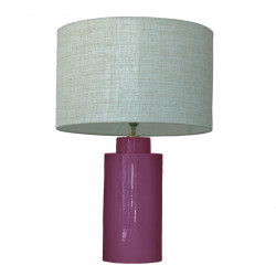 1728 - Small lamp and Linen style shade (59cm height)