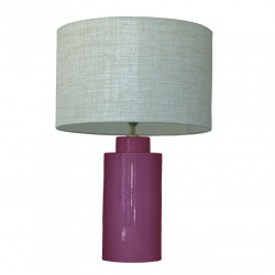 1728 - Small lamp and Linen style shade (59cm height)