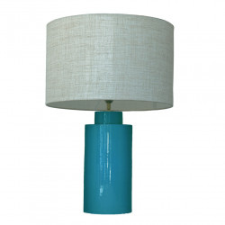 1728 - Small lamp and Linen style shade (59cm height)