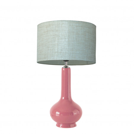 1780 - Small lamp and Lino style shade (52cm height)