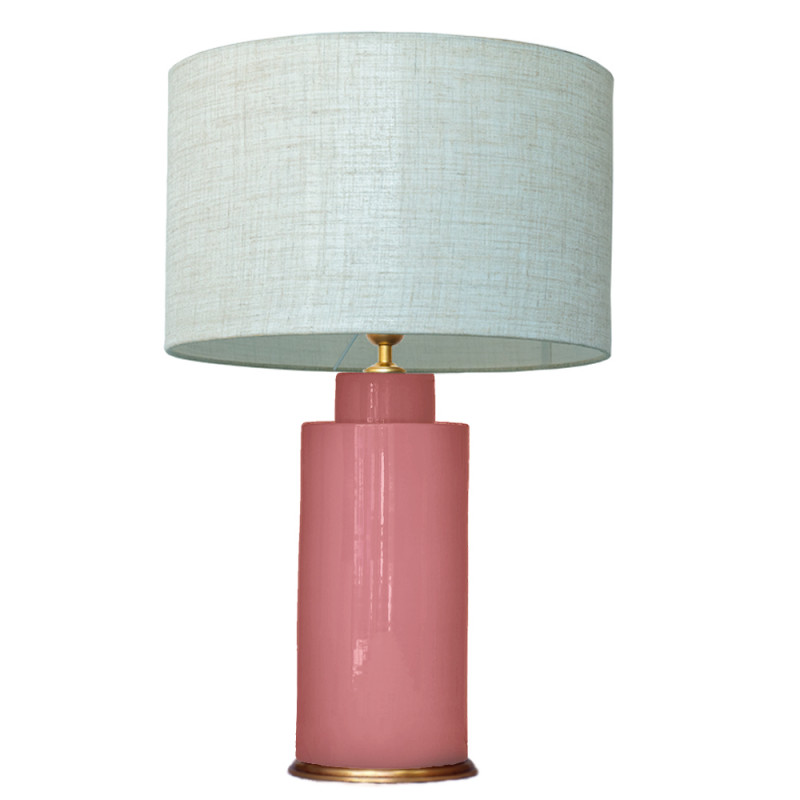 1727 - Lamp and Linen Shade (67cm height)