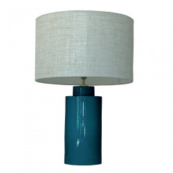 1728 - Small lamp and Linen style shade (59cm height)