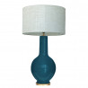 1764 - Lamp and Linen Shade (75cm height)