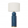 1837 - Lamp and Sack Shade (77cm height) Gold base flat design.