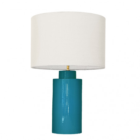1728 - Small lamp and Saco style shade (59 cm height)