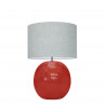 1709 -  Lamp and Linen Shade (56cm height)