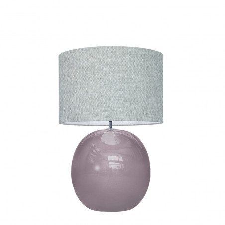 1709 - Lamp and Linen Shade (56cm height)