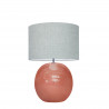 1709 -  Lamp and Linen Shade (56cm height)