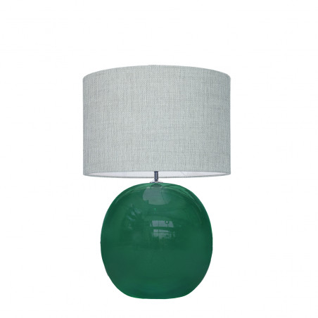 1709 - Lamp and Linen Shade (56cm height)