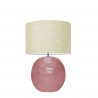 1709 -  Lamp and Linen Shade (56cm height)