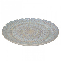 Round Platter 39 Crystal