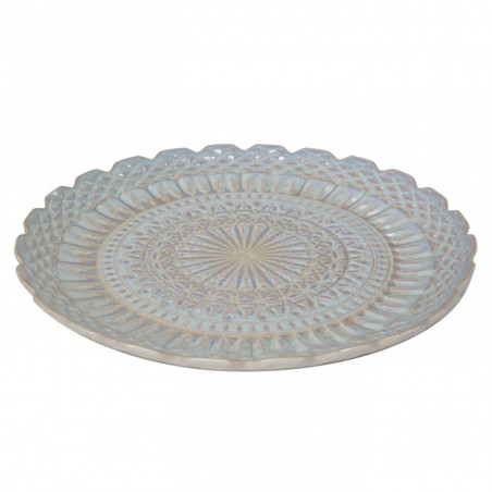Round Platter 39 Crystal