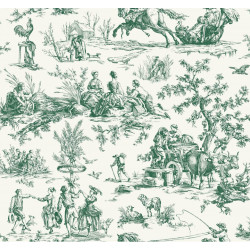 Bucolic Toile - Emerald A00034