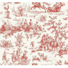 Bucolic Toile - Coral A00035