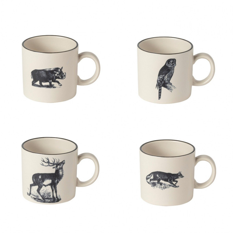 Set de 4 mugs 0.35